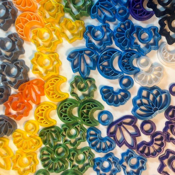 Polymer Clay Cutters- B Grade GRAB BAG 15 random cutters pottery ceramics stamps - Picture 7 of 14